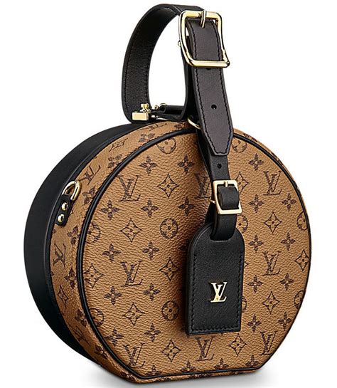 louis vuitton petite boite chapeau monogram|Louis Vuitton round purse.